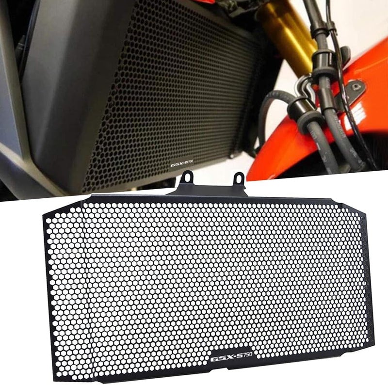 FREAXLL GSX-S 750 2023 Motorcycle Radiator Grille Guard Protective Cover for SUZUKI GSXS750 GSXS 750Z 2017-2023 GSR750/ABS 2010-2017-Black - Image 1